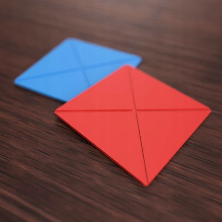 Ddakji 7x7 cm - Idealne do Gry i Kolekcji! - Squid Game - Gonggi
