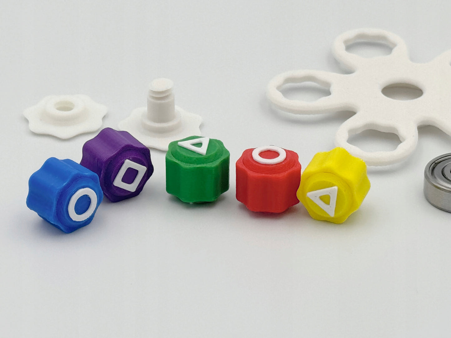 KOŚCI GONGGI i FIDGET SPINNER 2w1 koreańska gra Gonggi Conggi SQUID GAME